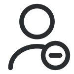 User Minus SVG Icon